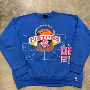 Vintage Detroit Pistons AOP Crewneck